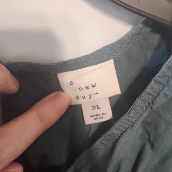 💚 A New Day Women's Size XL Green Maxi Dress - Picture 3 of 5